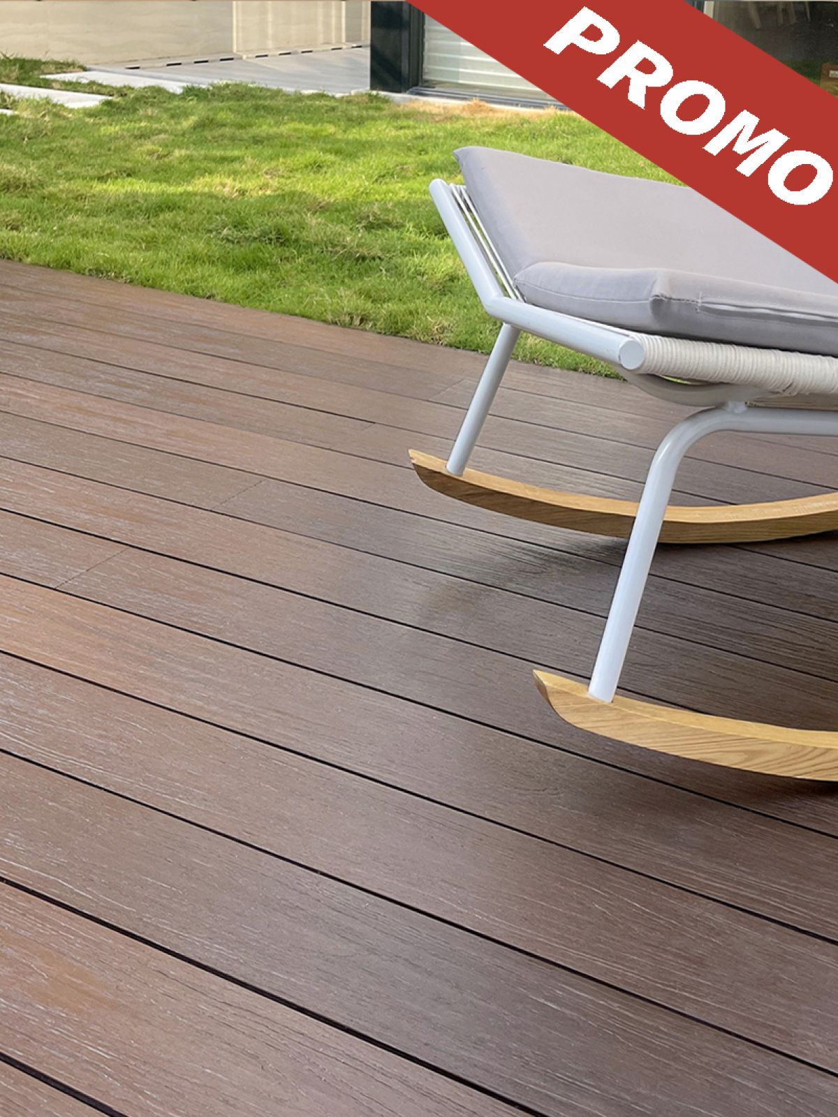 Lames de terrasse en composite G-Walnut