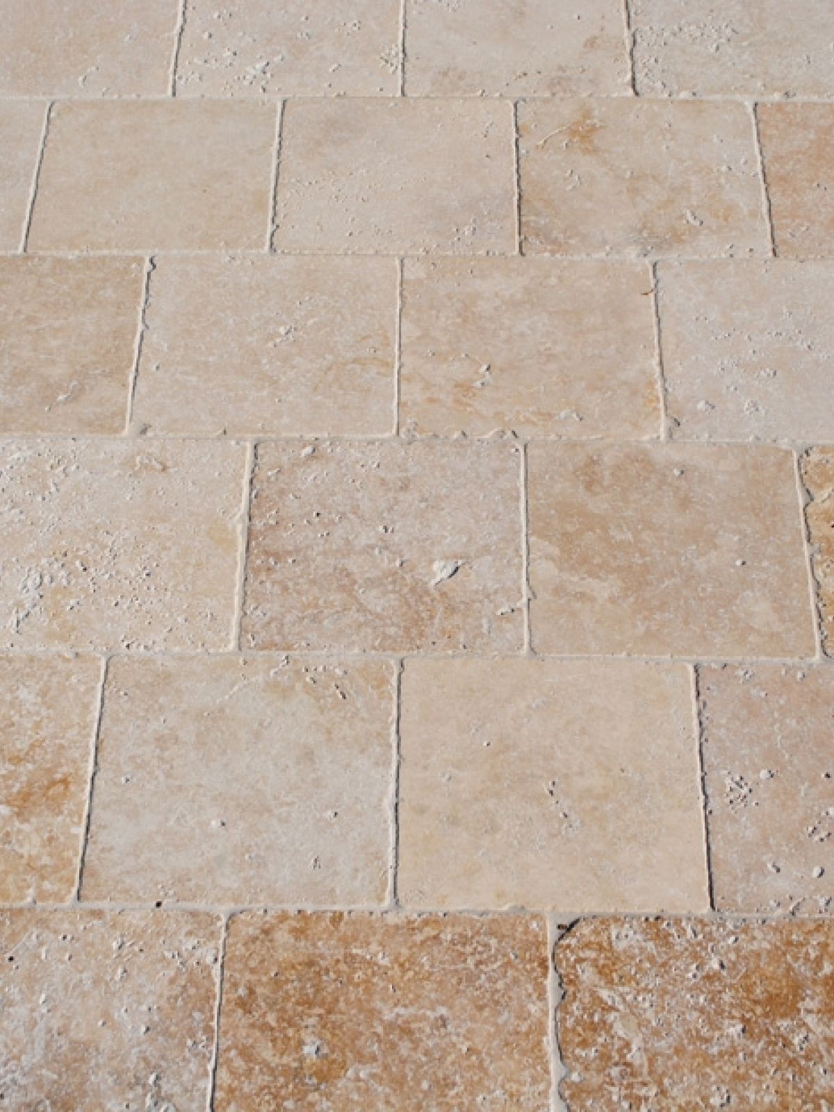 Travertine pavers
