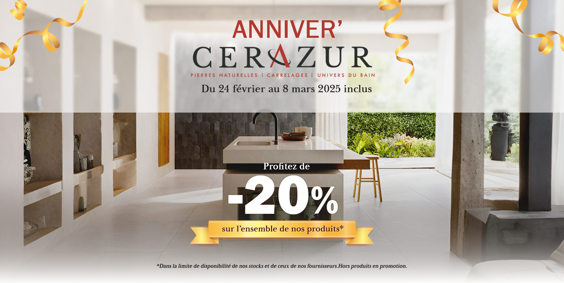 Anniver'CerAzur, profitez de -20% sur tous nos produits